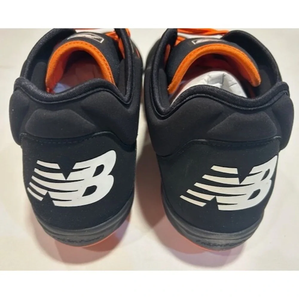 New Balance Mens 3000 V4 Metal Baseball Cleats Black/Orange NIB - Size 16 X-Wide
